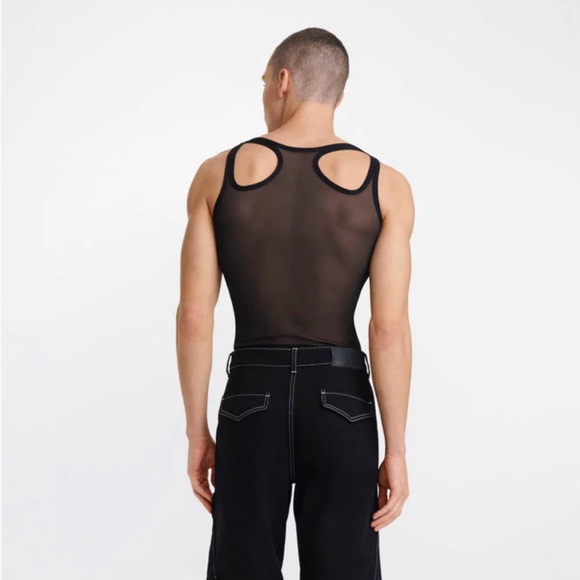 Dion Lee Sheer Shift Loop Tank Top - Picture 4 of 6